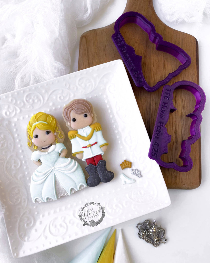 The Floured Canvas Princess Collection Cookie Cutters