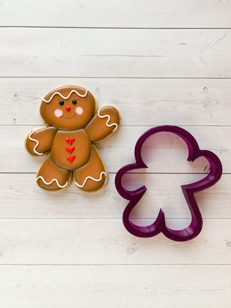 Giant Sweet Sugarbelle Gingerbread Man or Girl Cookie Cutter and Fondant Cutter and Clay Cutter