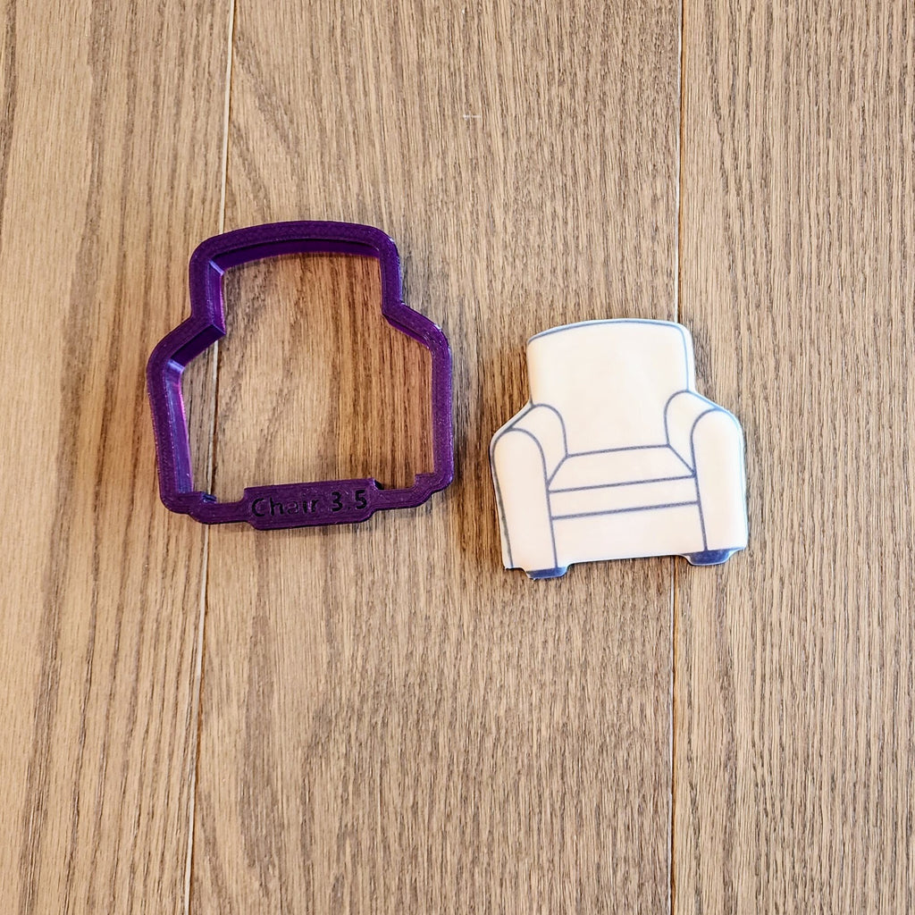 Chair and Remote Set of 2 Cookie Cutters