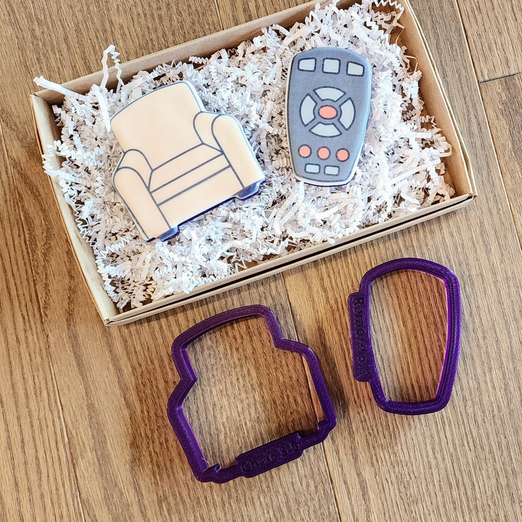 Chair and Remote Set of 2 Cookie Cutters