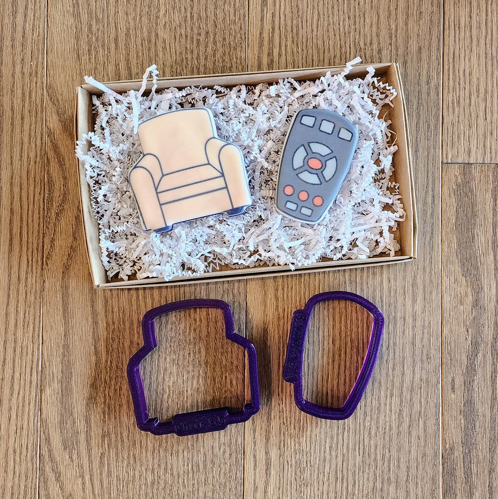 Chair and Remote Set of 2 Cookie Cutters