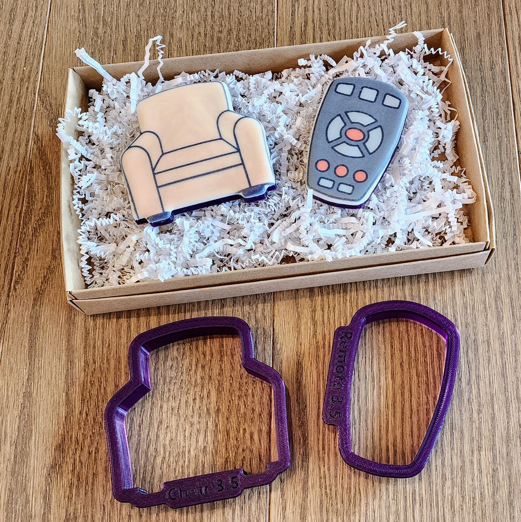 Chair and Remote Set of 2 Cookie Cutters