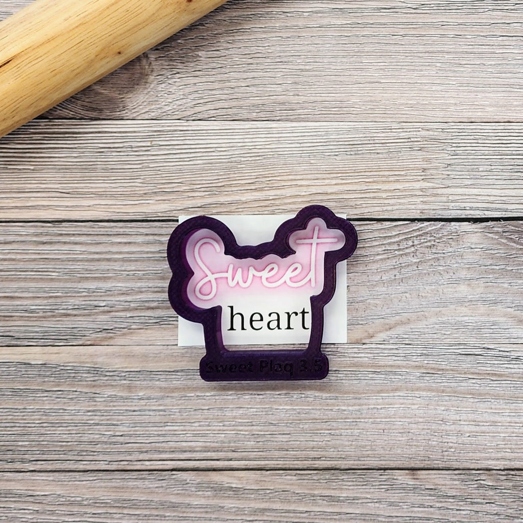 Sweet Plaque Cookie Cutter