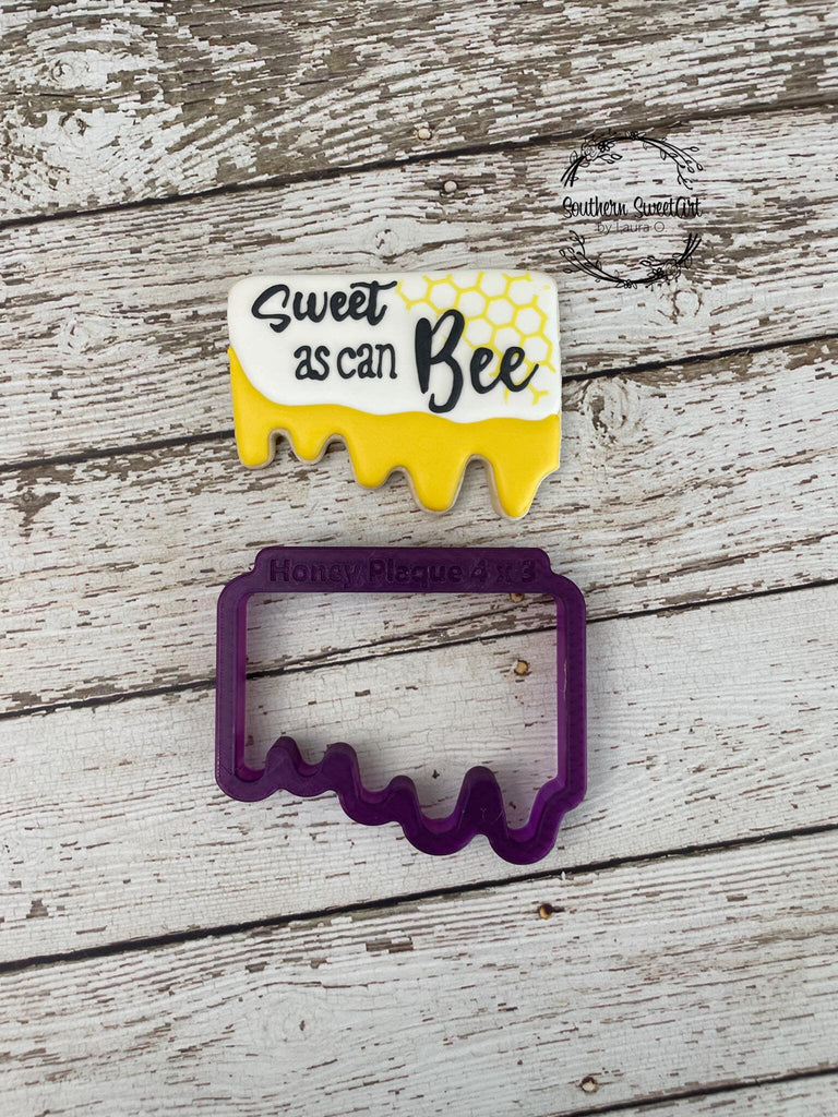 Honey Plaque Cookie Cutter