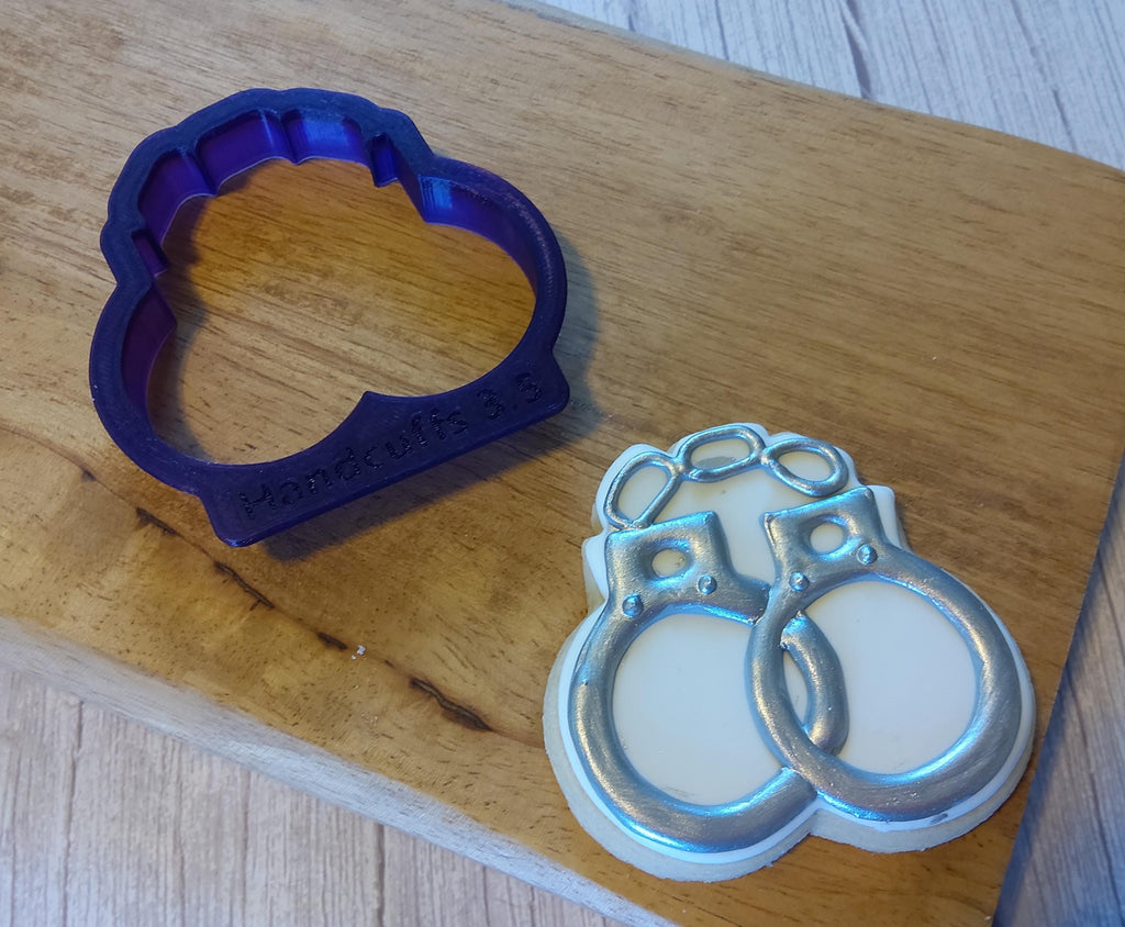 Handcuffs Cookie Cutter and Fondant Cutter and Clay Cutter