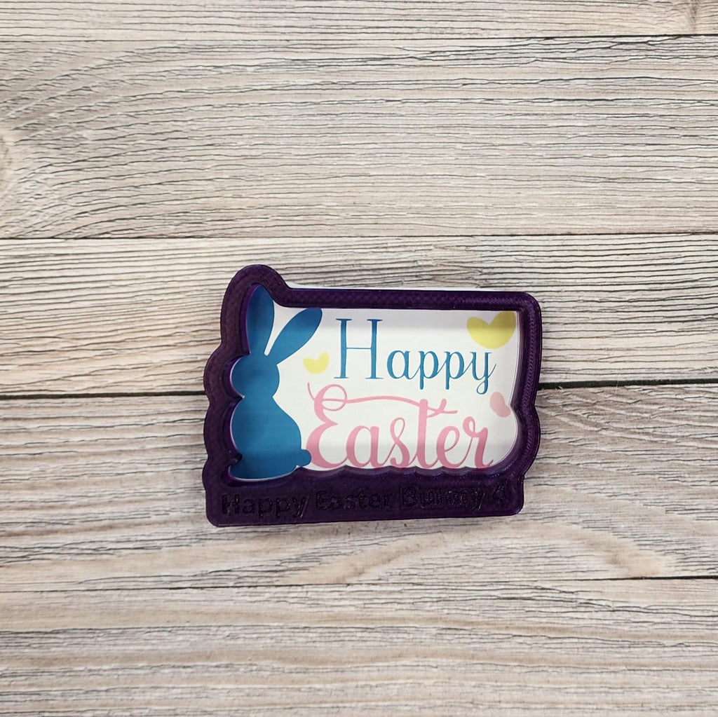 Bunny Silhouette Plaque Cookie Cutter