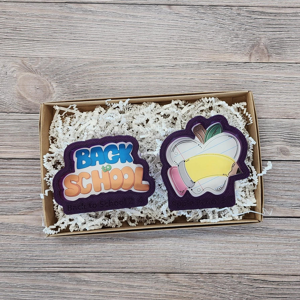 Back to School Bubble Letters Cookie Cutter