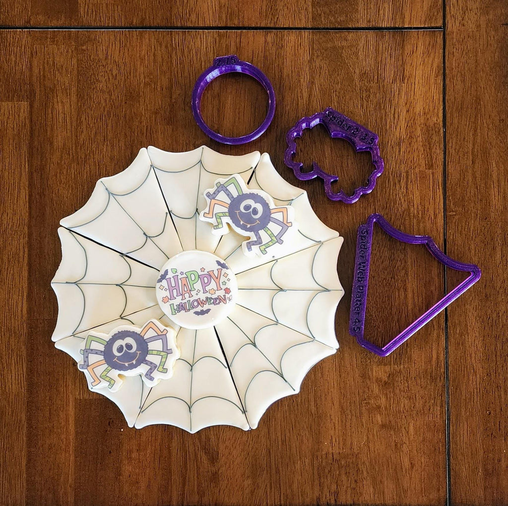 Spider Web Platter Cookie Cutter Set