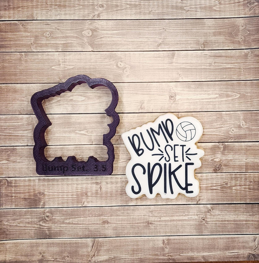 Bump Set Spike Cookie Cutter