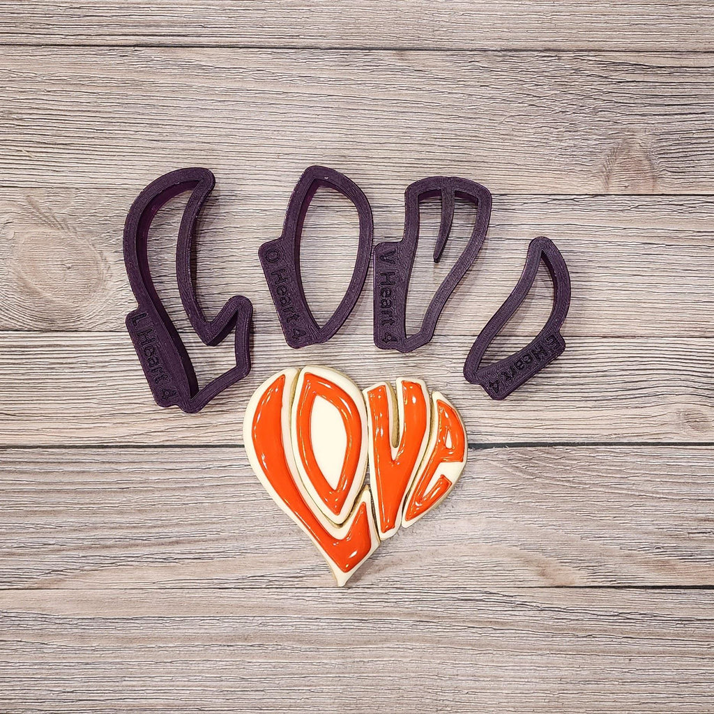 Love Letters in a Heart Shape Cookie Cutters