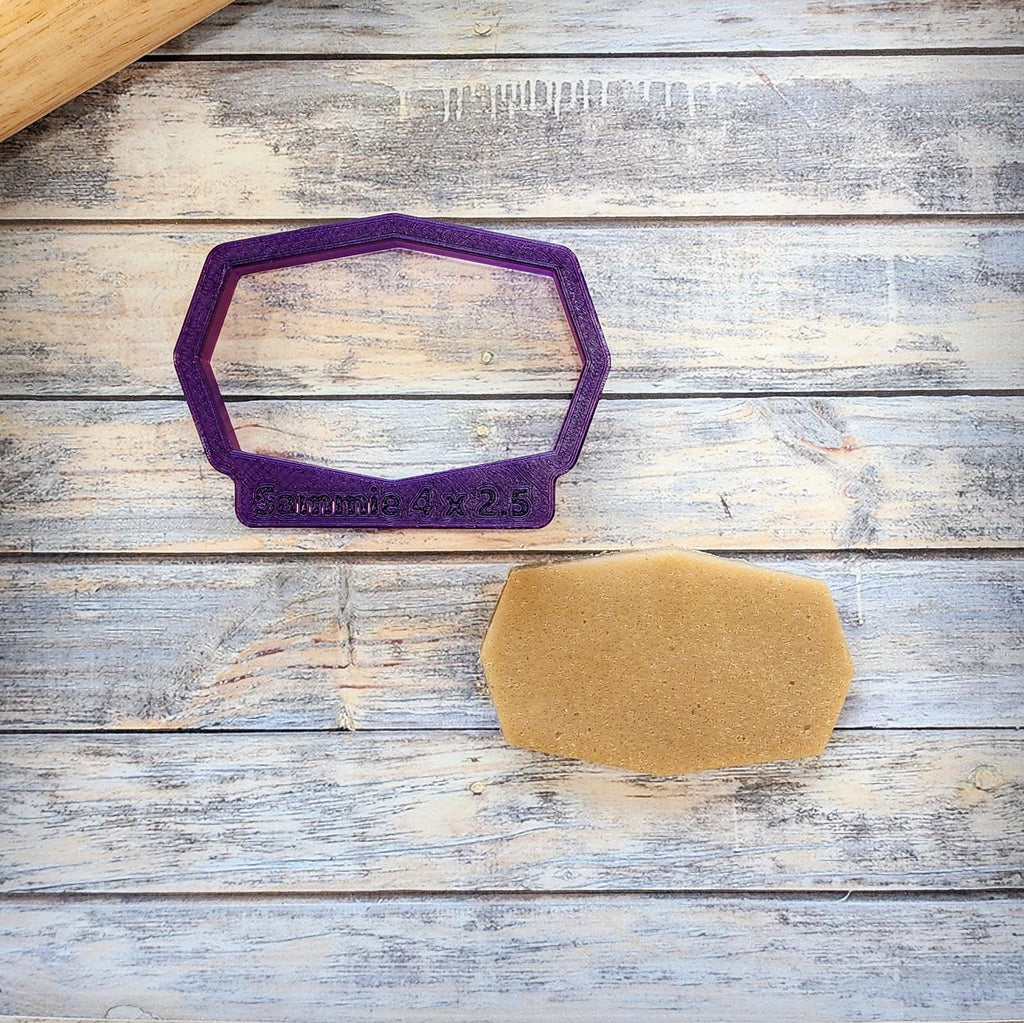 Sammie Plaque Cookie Cutter and Fondant Cutter and Clay Cutter
