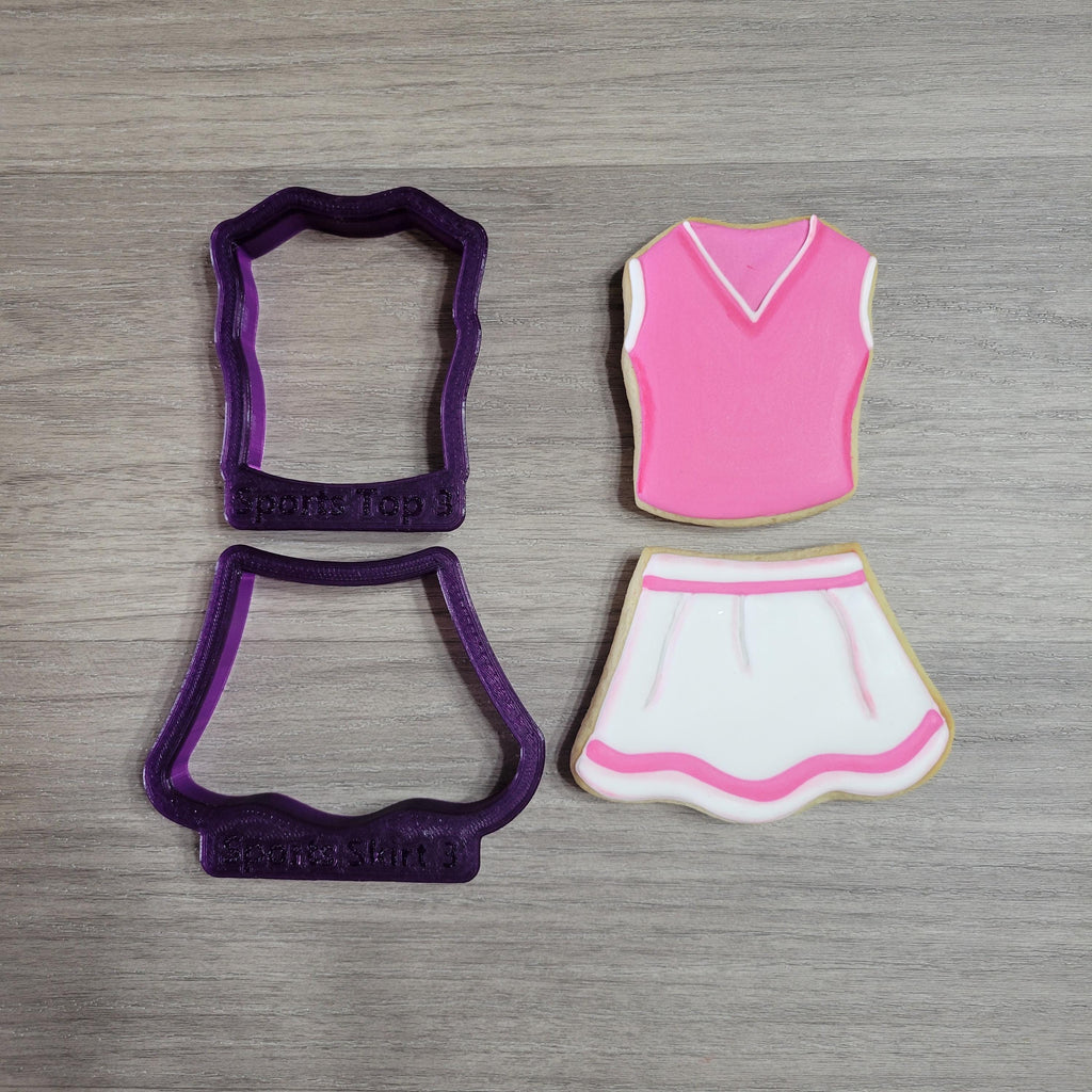 Sport Top and Skirt Cookie Cutters