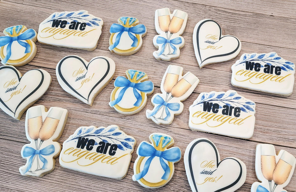 Champagne Glasses with Bow Cookie Cutter