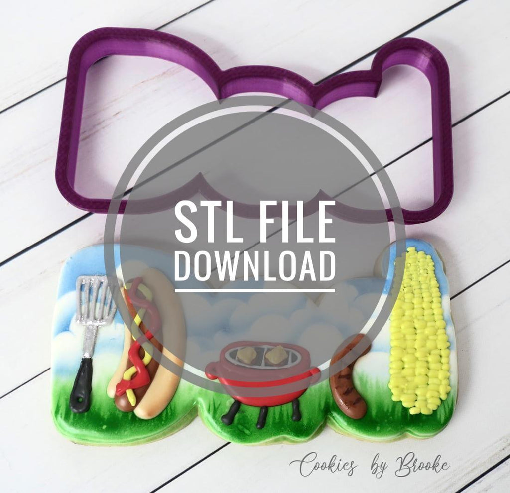 Digital STL File Download for Dad Cookie Cutter