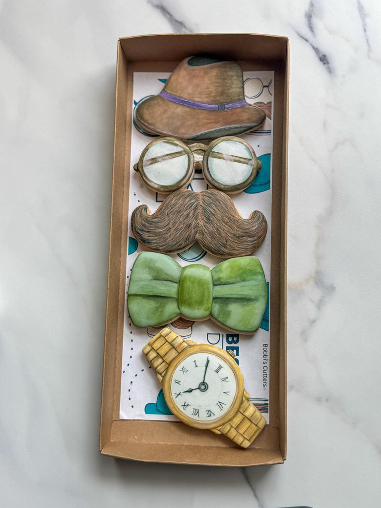 Sophisticated Dad Set of 5 Cookie Cutters