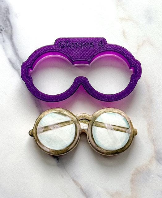 Round Spectacles Cookie Cutter