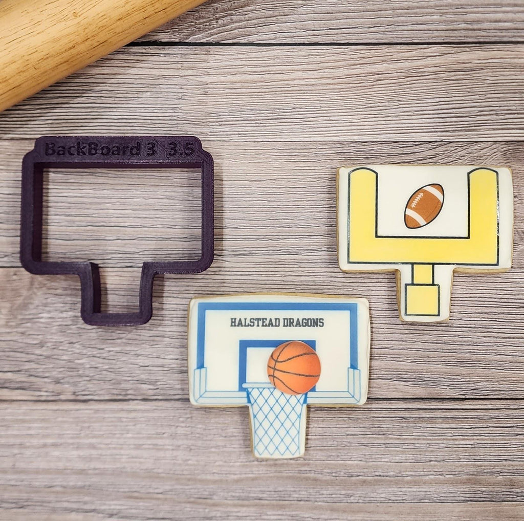 Basketball Backboard #3 or Football Goal Cookie Cutter