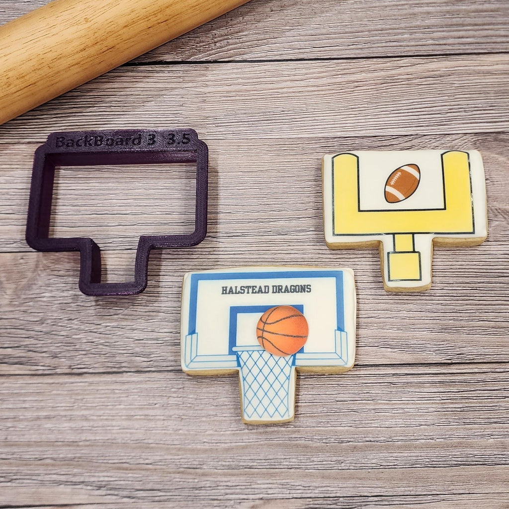 Basketball Backboard #3 or Football Goal Cookie Cutter