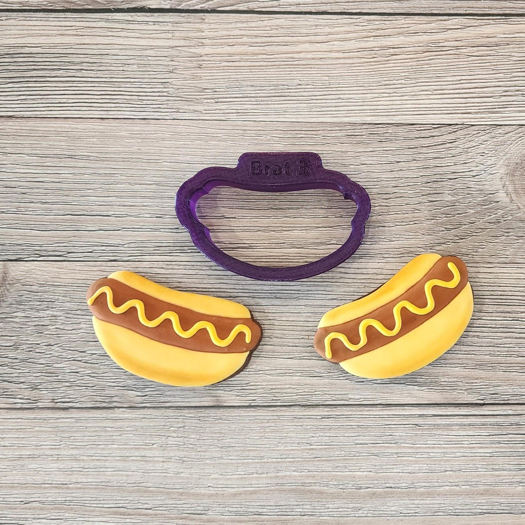 Brat or Hot Dog Cookie Cutter