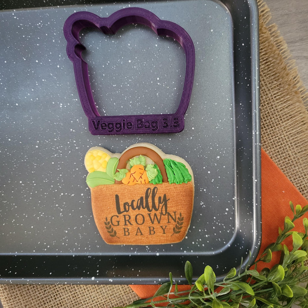 Veggie or Flower Bag Cookie Cutter