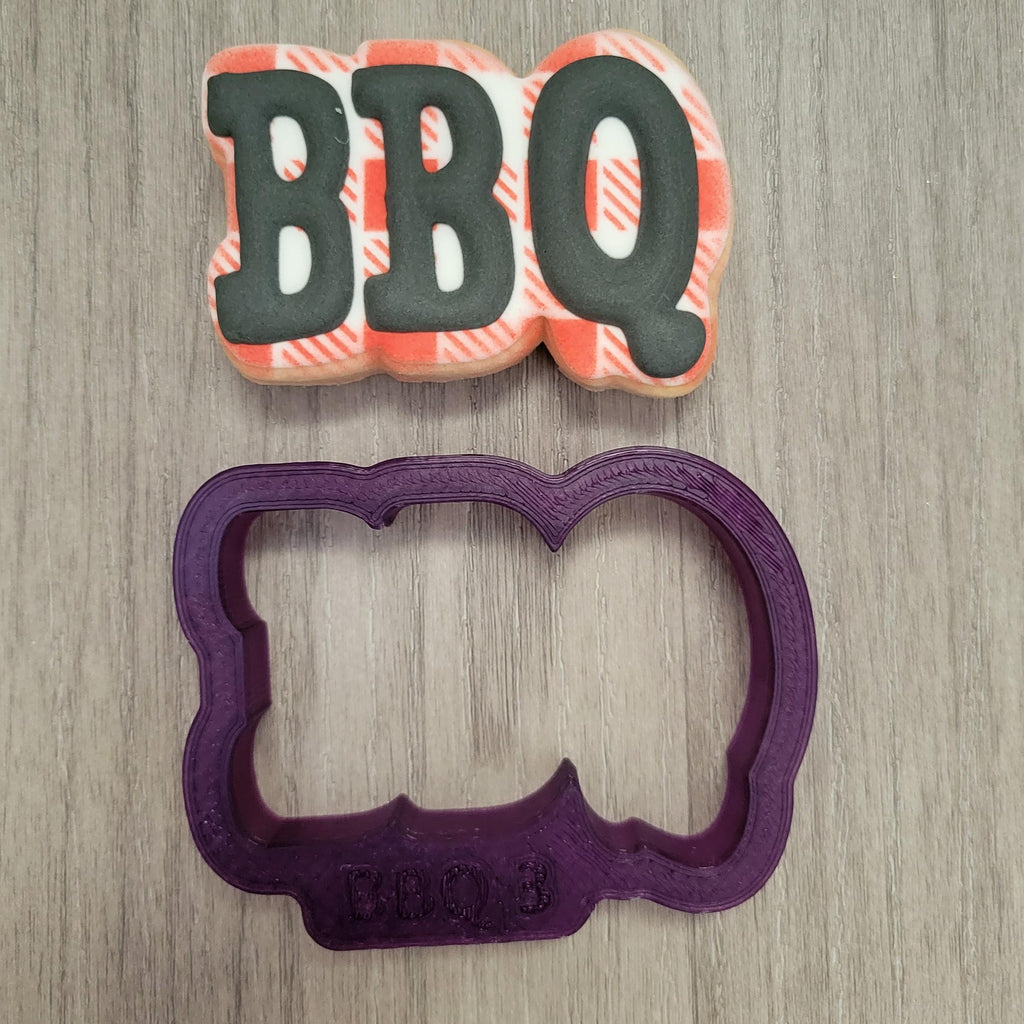 BBQ Cookie Cutter by Clough'd 9 Cookies