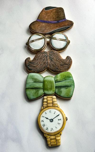 Sophisticated Dad Set of 5 Cookie Cutters