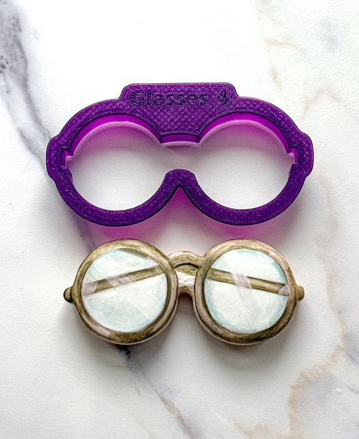 Round Spectacles Cookie Cutter – Bobbi's Cutters