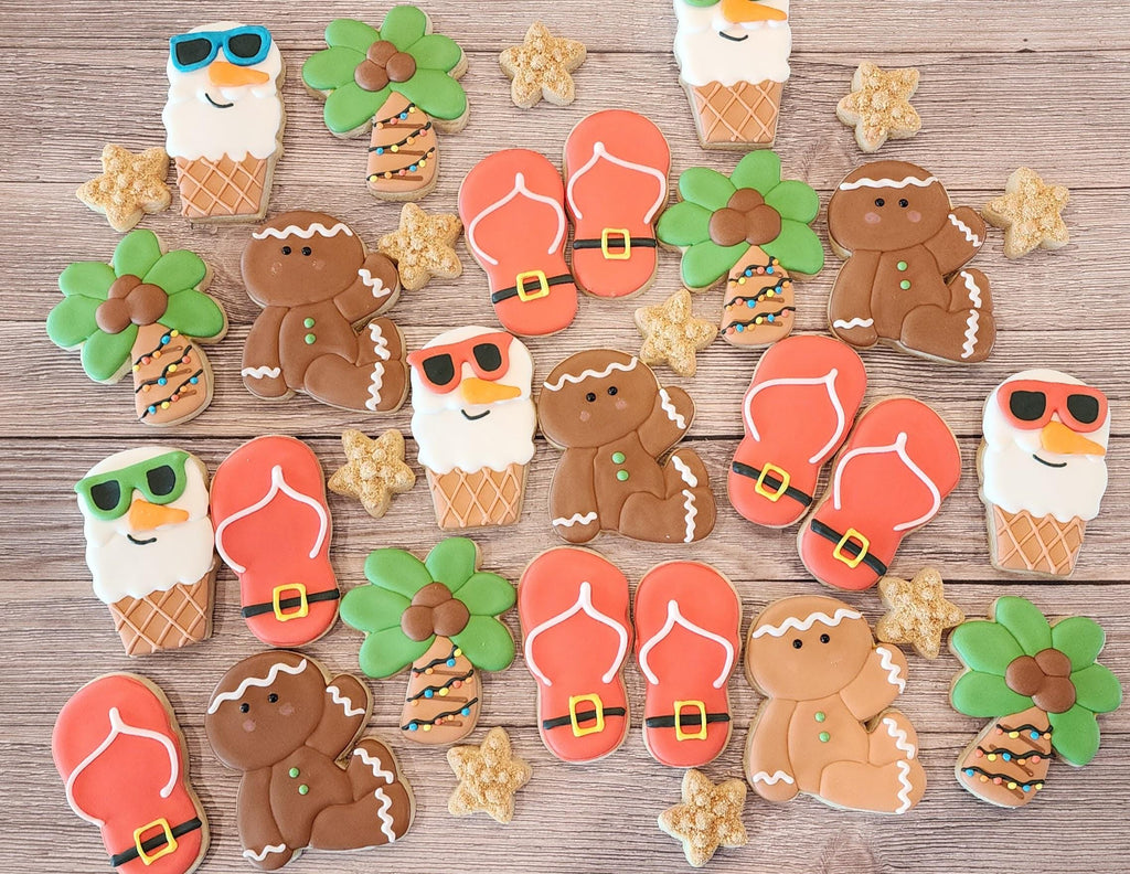 Bobbi's Christmas in July set of 5 Cookie Cutters