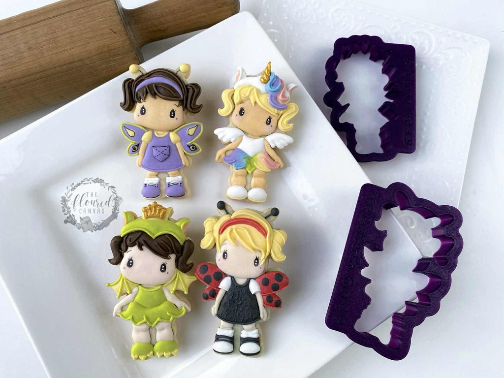 The Floured Canvas Costume Kids Set of 4 Cookie Cutters