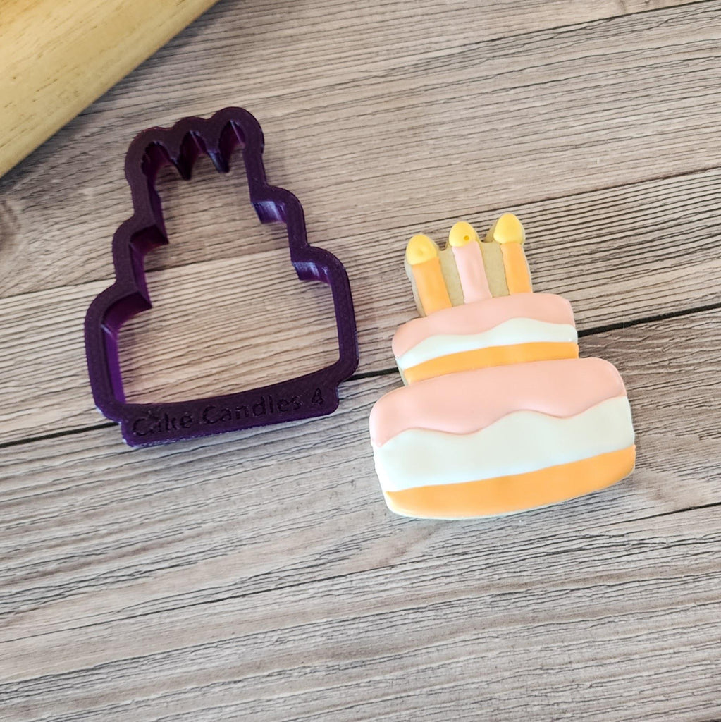 Cake with Candles Cookie Cutter