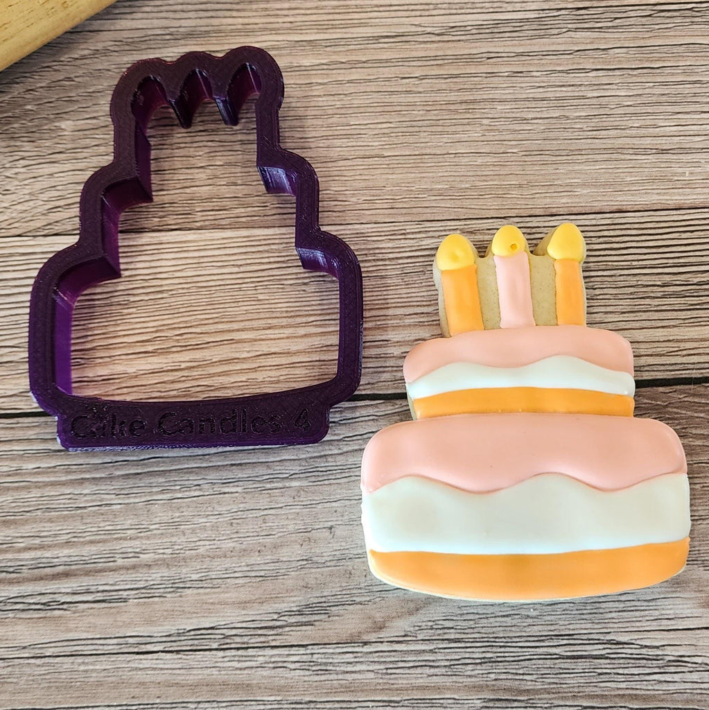 Cake with Candles Cookie Cutter