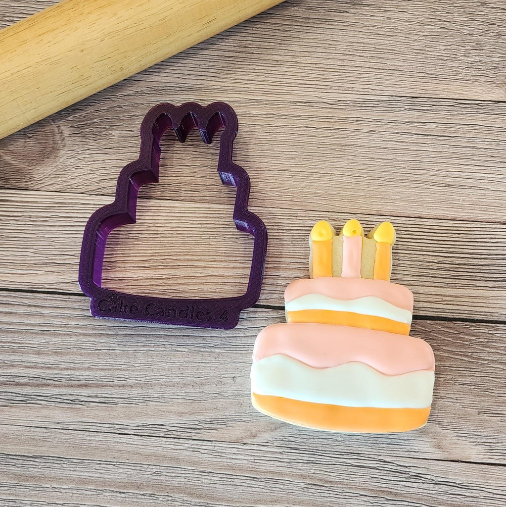 Cake with Candles Cookie Cutter