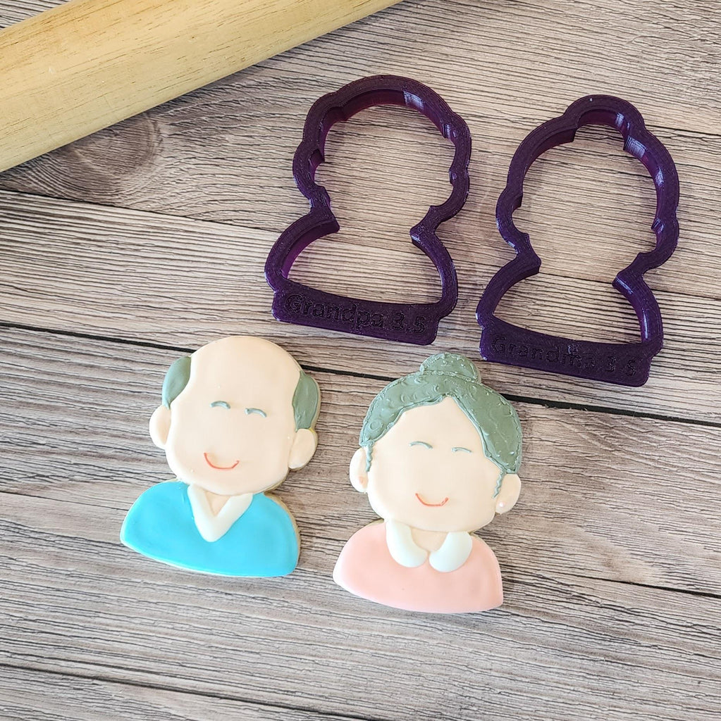 Grandpa and Grandma Cookie Cutter