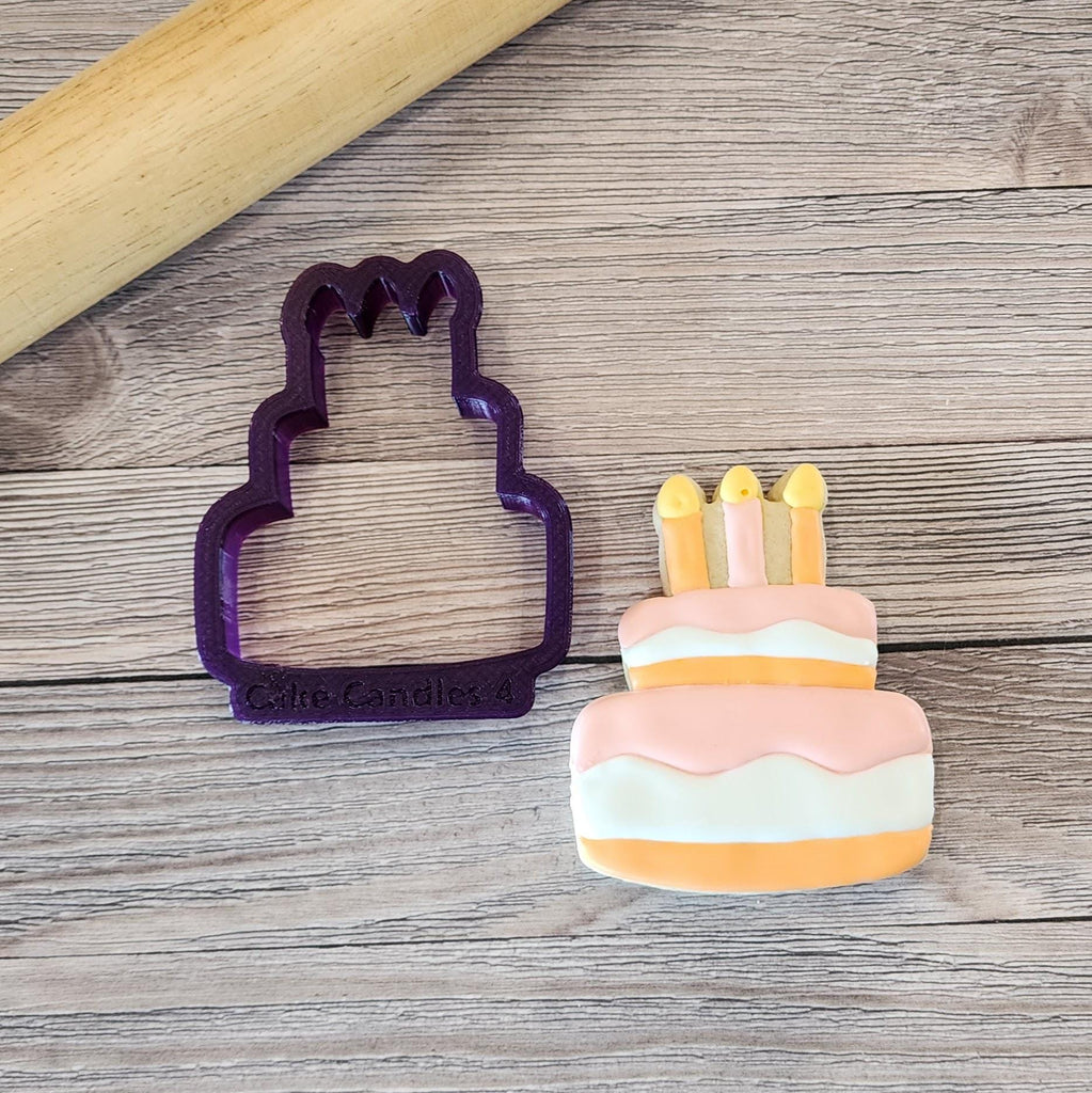Cake with Candles Cookie Cutter