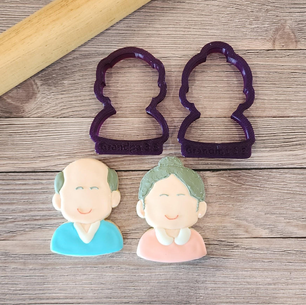 Grandpa and Grandma Cookie Cutter