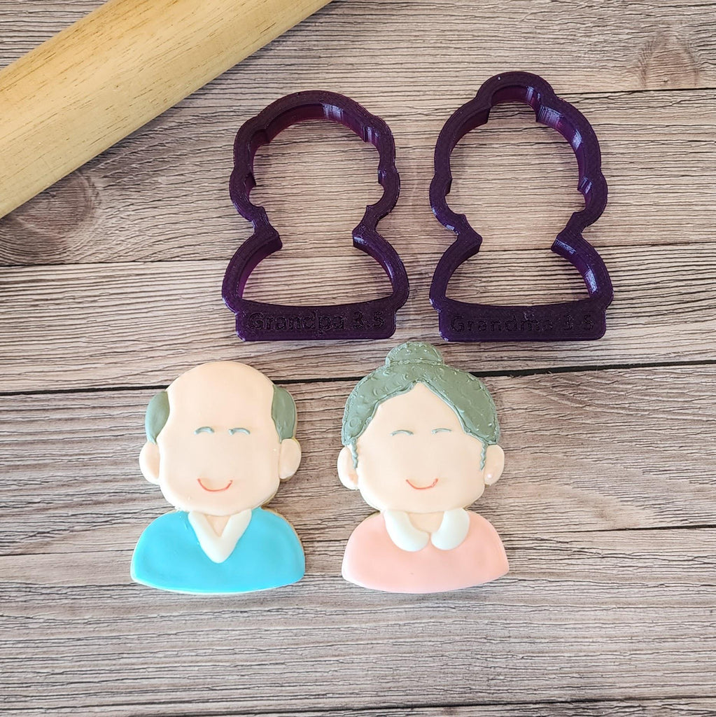 Grandpa and Grandma Cookie Cutter