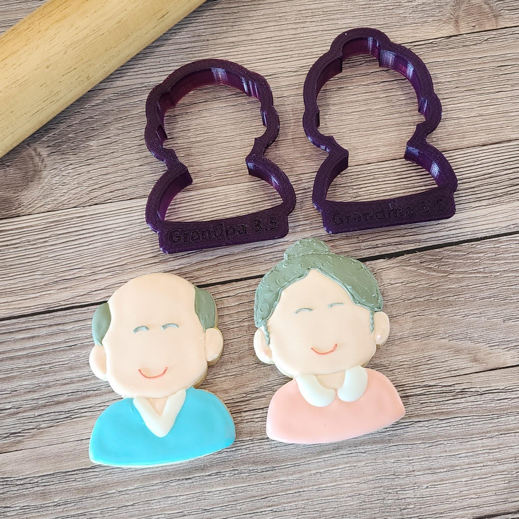 Grandpa and Grandma Cookie Cutter