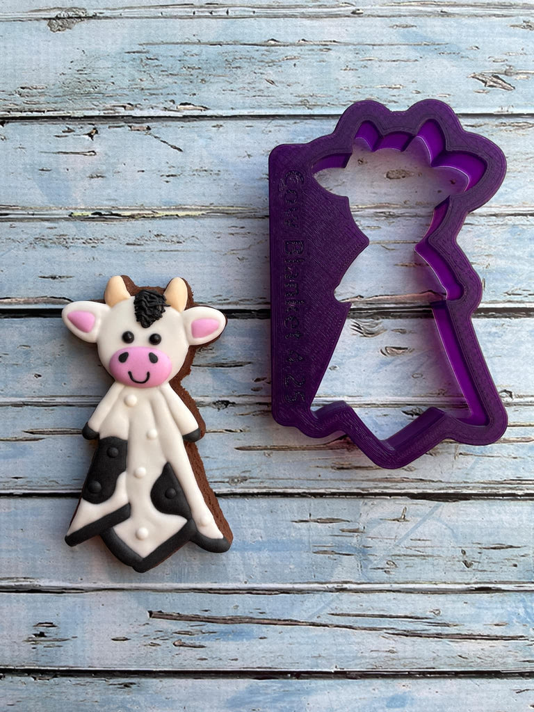 Cow Baby Blanket Cookie Cutter