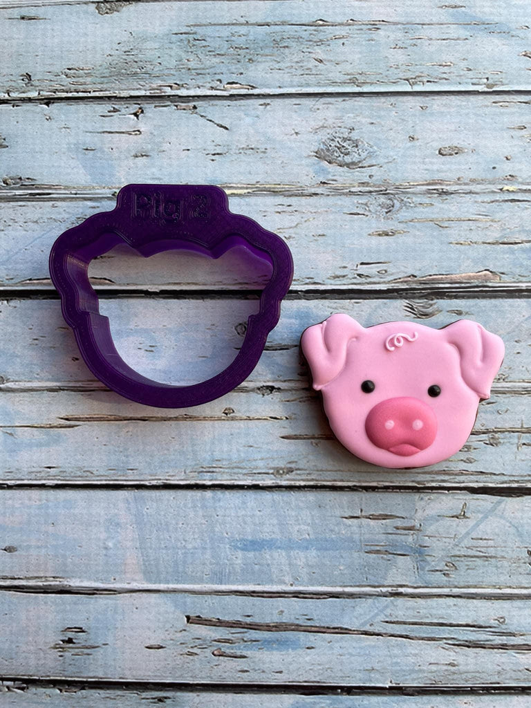 Pig Head Cookie Cutter
