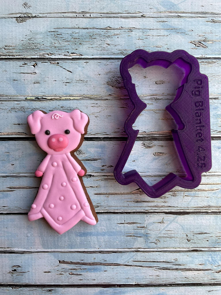Pig Baby Blanket Cookie Cutter