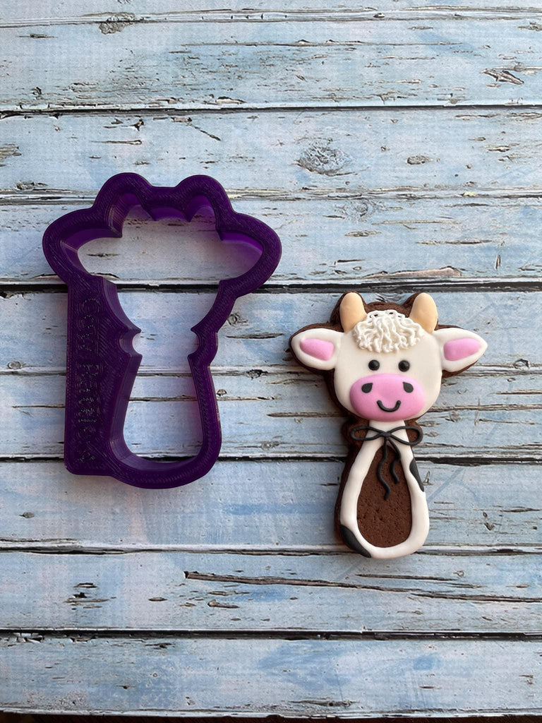 Cow Baby Rattle Cookie Cutter