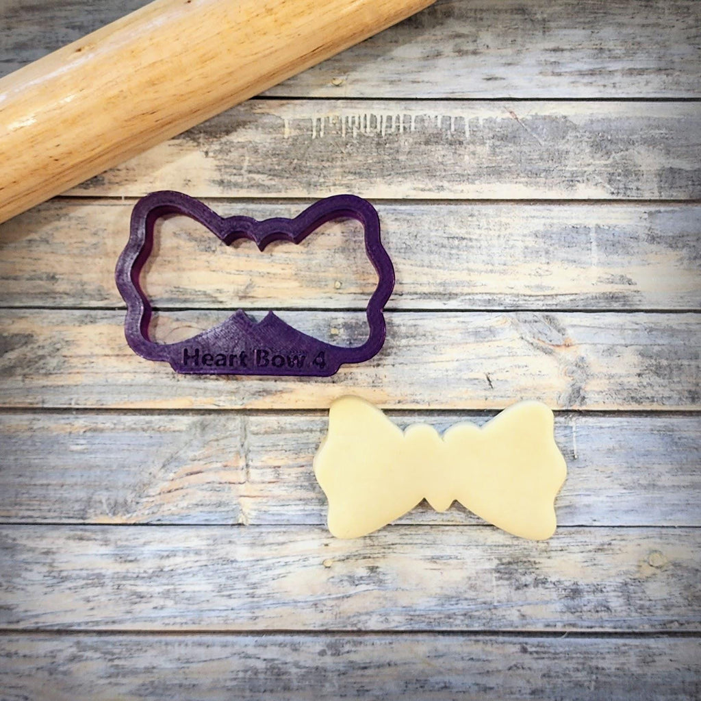 Bow with Heart Center Cookie Cutter