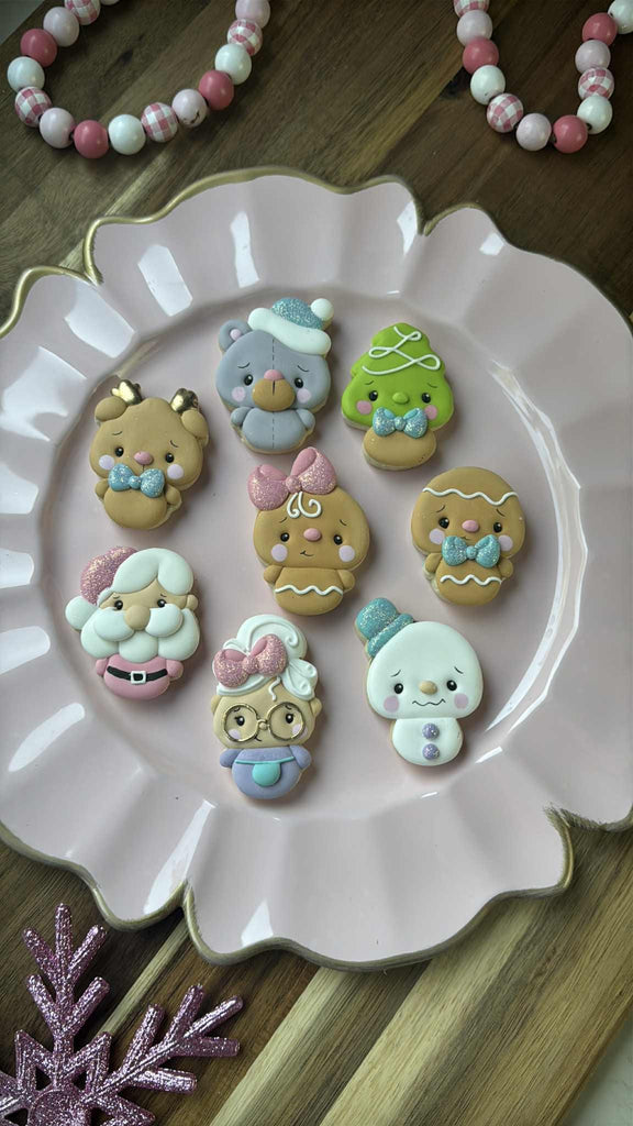 Sweet Christmas Set of 8 Cookie Cutters by Mantequilla