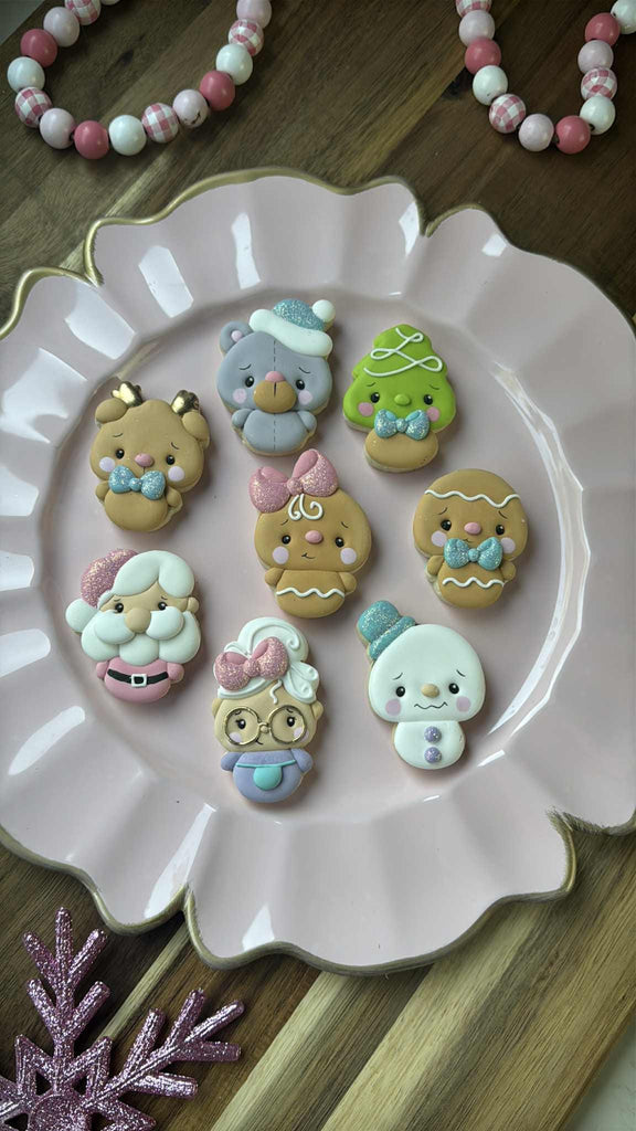 Christmas Snowman from Sweet Christmas Cookie Cutters by Mantequilla