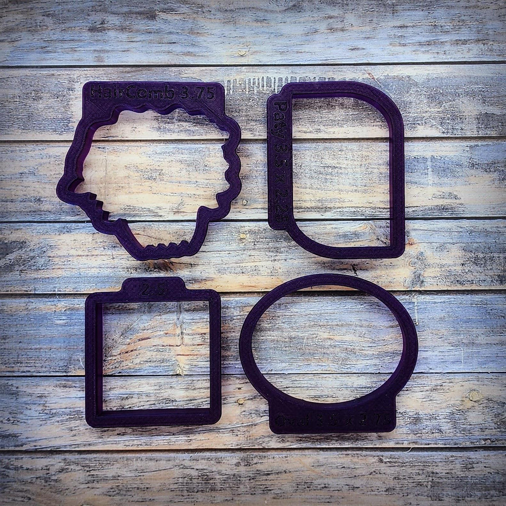 Luxury Bridal Set of 4 Wedding Cookie Cutters by Mantequilla