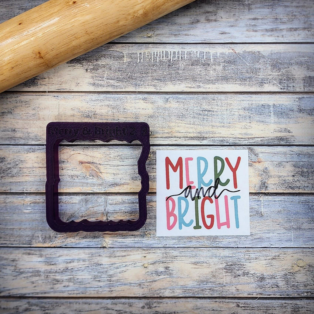 Merry and Bright Cookie Cutter