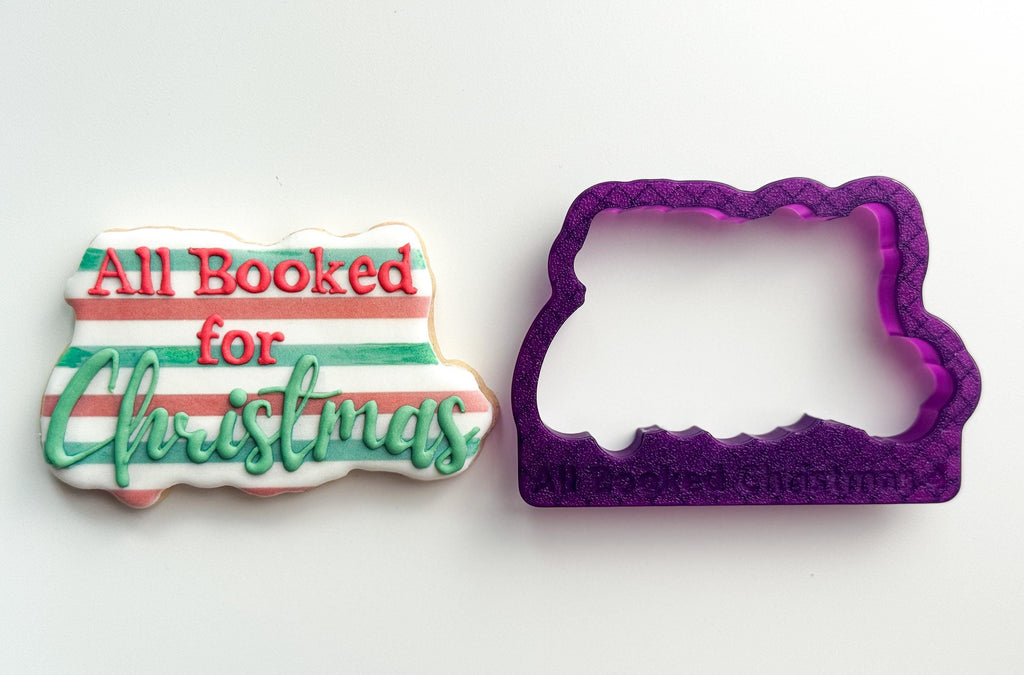 All Booked for Christmas Set of 2 Cookie Cutters