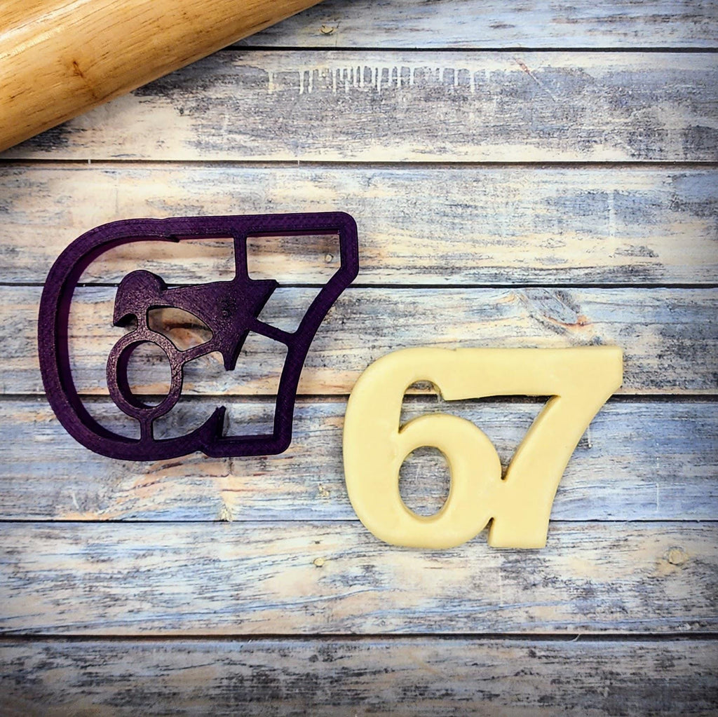 67 Sixty Seven Cookie Cutter