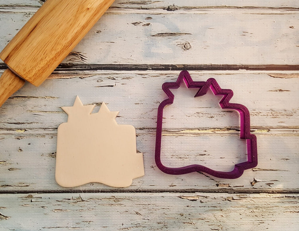 Theta Stars and Kite Plaque Cookie Cutter and Fondant Cutter and Clay Cutter