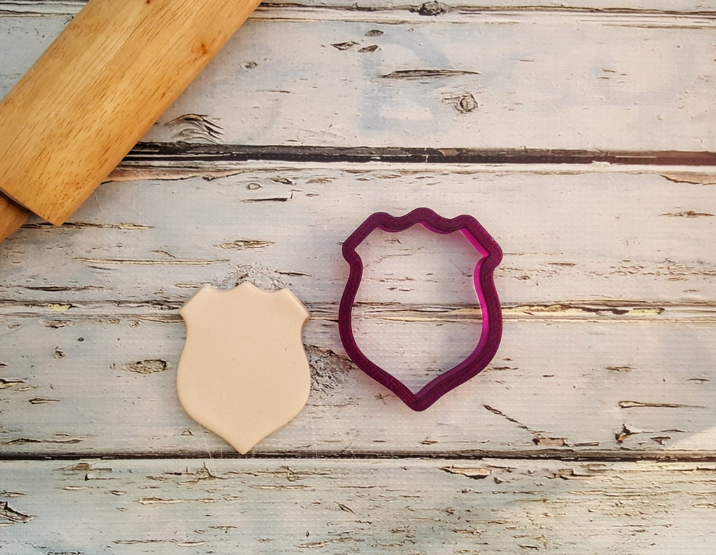 Badge or Police Badge Cookie Cutter and Fondant Cutter and Clay Cutter